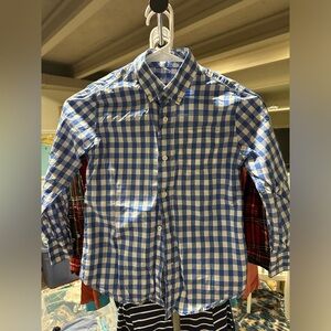 Crewcuts Gingham Light Weight Shirt size 6/7